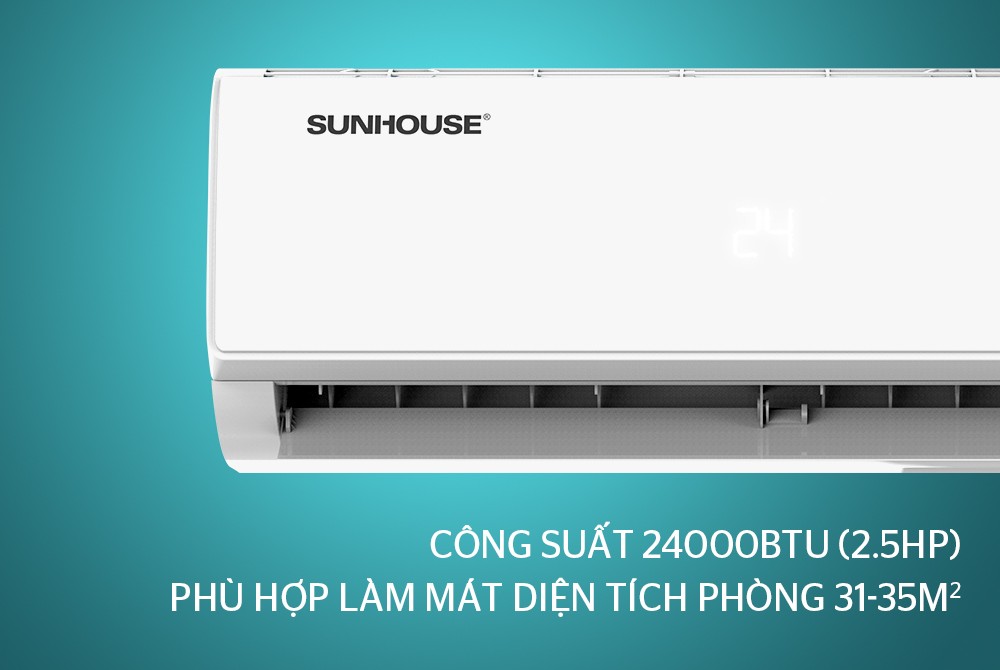 Điều hòa không khí một chiều INVERTER 24000BTU Sunhouse SHR-AW24IC610