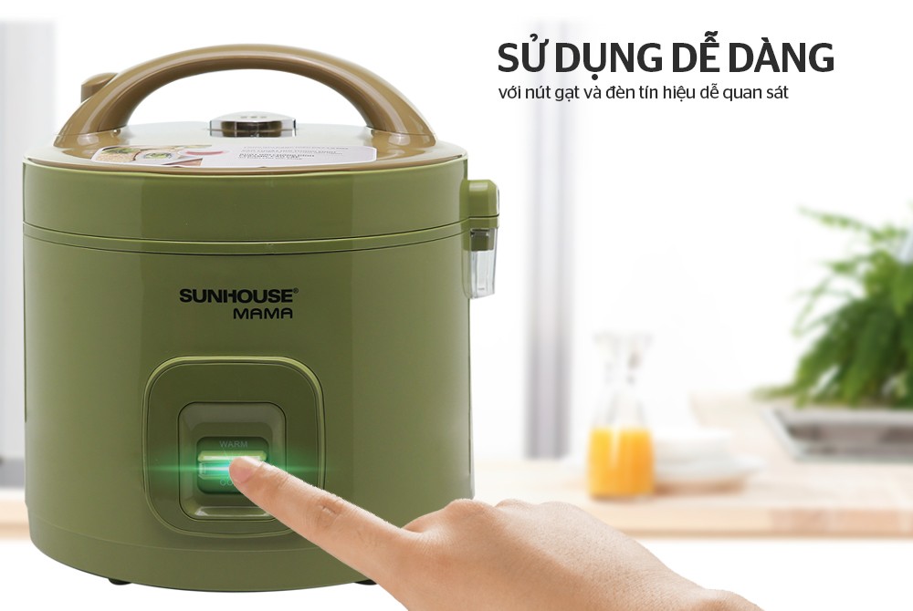 Nồi cơm điện 1.2L Sunhouse Mama SHD8265G