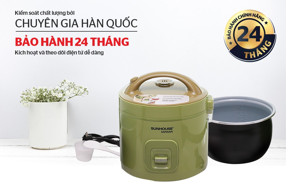 Nồi cơm điện 1.2L Sunhouse Mama SHD8265G